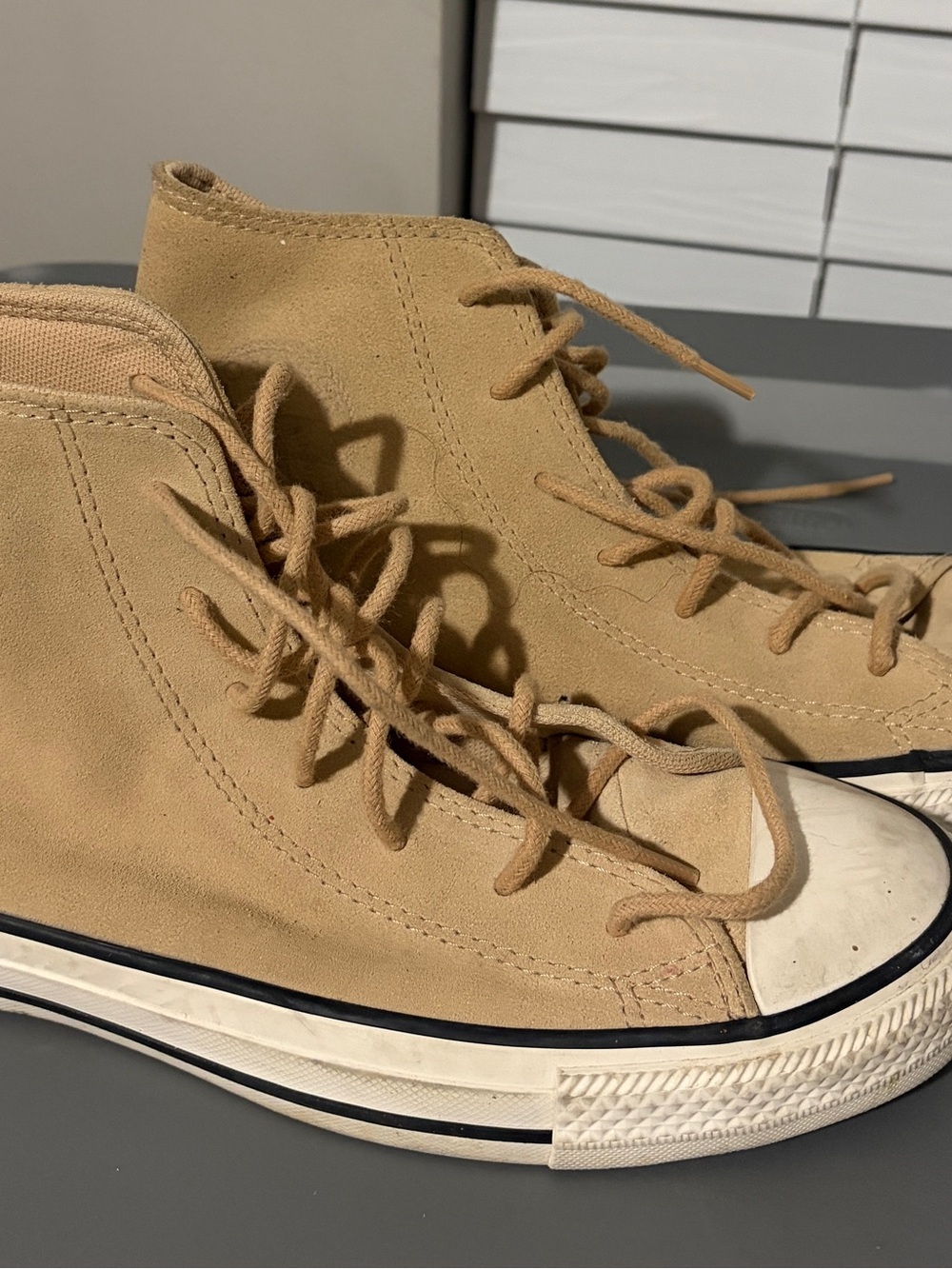 Tan Converse Trainers